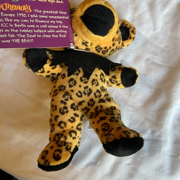 Grateful Dead Delilah Bear Bean Liquid Blue Collectible Vintage Rtd NewOld Stock - Picture 4 of 8